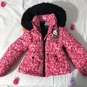 Hello Kitty Girls Winter Puff Coat